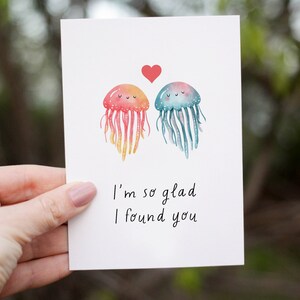 I’M So Glad I Found You Card, Cute Valentines Day Card For Him Or Her, Anniversary Card For Husband Wife Boyfriend Or Girlfriend