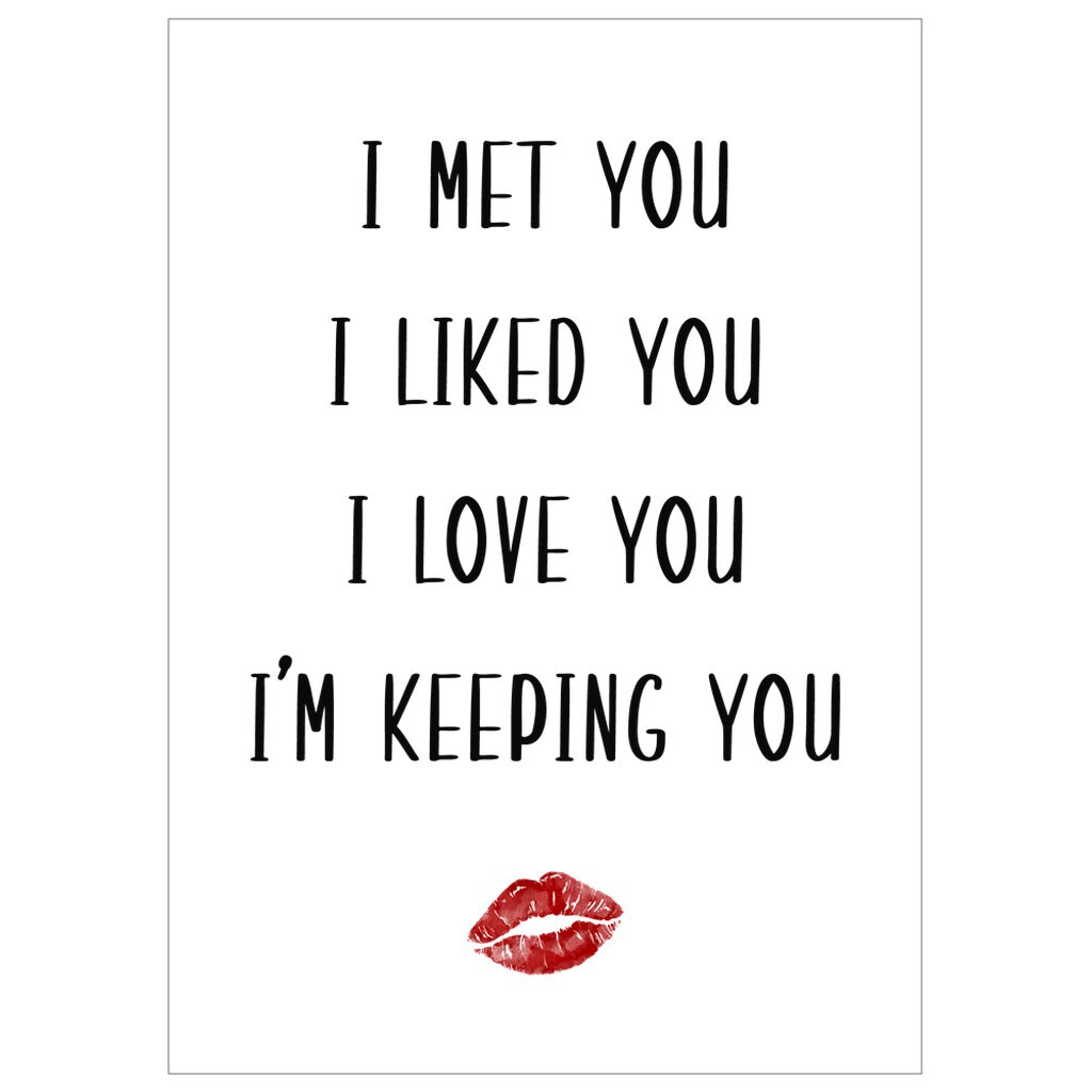 Valentines Day Card for Him Her Funny Anniversary Card for Etsy