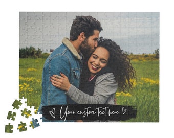 Regalo di San Valentino per lui o per lei, puzzle fotografico di coppia, puzzle personalizzato, regalo di Natale per il marito fidanzato, regalo di anniversario
