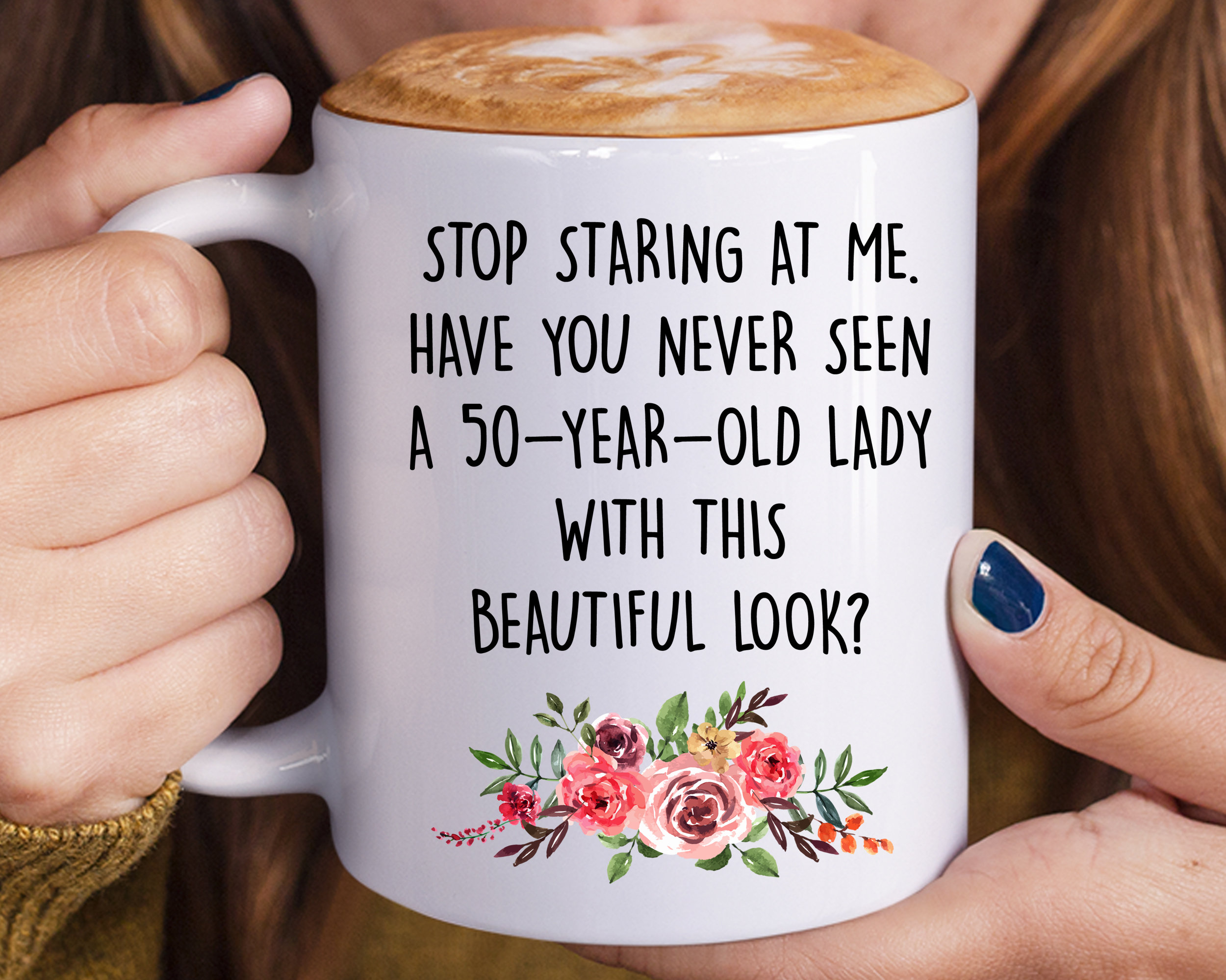 50th Birthday Gift for Women, Funny 50th Birthday Mug for Her, Sister Gift,  Turning 50 Best Friend Gifts, 50th Gift for Mom Aunt - Etsy