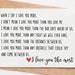 I Love You Anniversary Card, Valentines Day Card For Him, 1st Anniversary Gift For Husband, One Year Anniversary Gifts For Boyfriend 