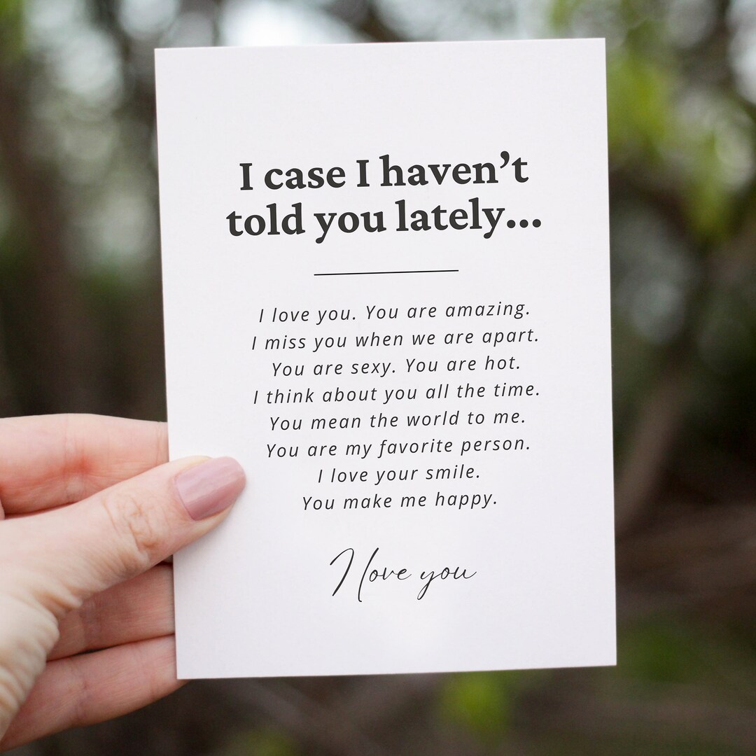 I Love You Romantic Card, 1st Anniversary Card for Husband or Boyfriend ...