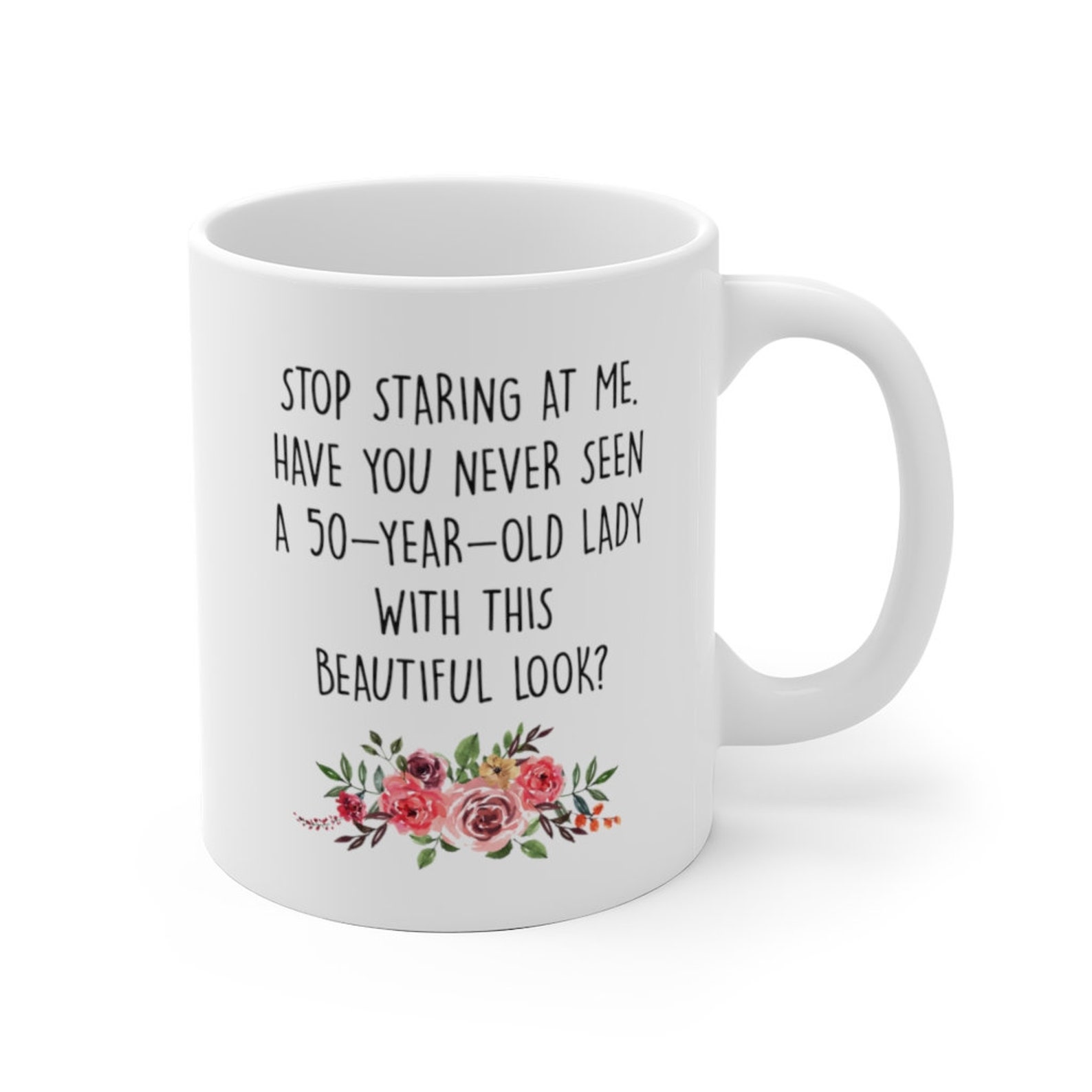 50th Birthday Gift for Women Funny 50th Birthday Mug for Her Etsy