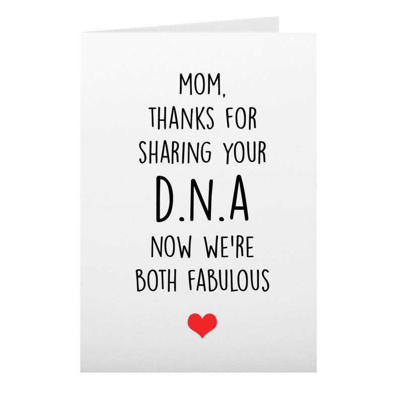 Funny Birthday Card for Mom Mom Birthday Gift From Daughter Etsy
