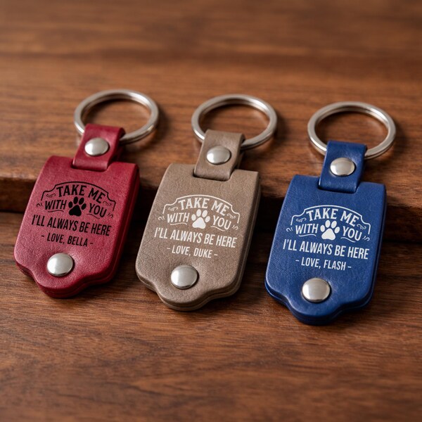 Llavero personalizado con foto de papá perruno, regalo del Día del Padre, regalo personalizado para amantes de las mascotas, regalo de cumpleaños para papá, regalo de Navidad para papá perruno