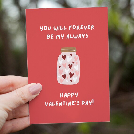 Valentine's Card For Girlfriend Boyfriend