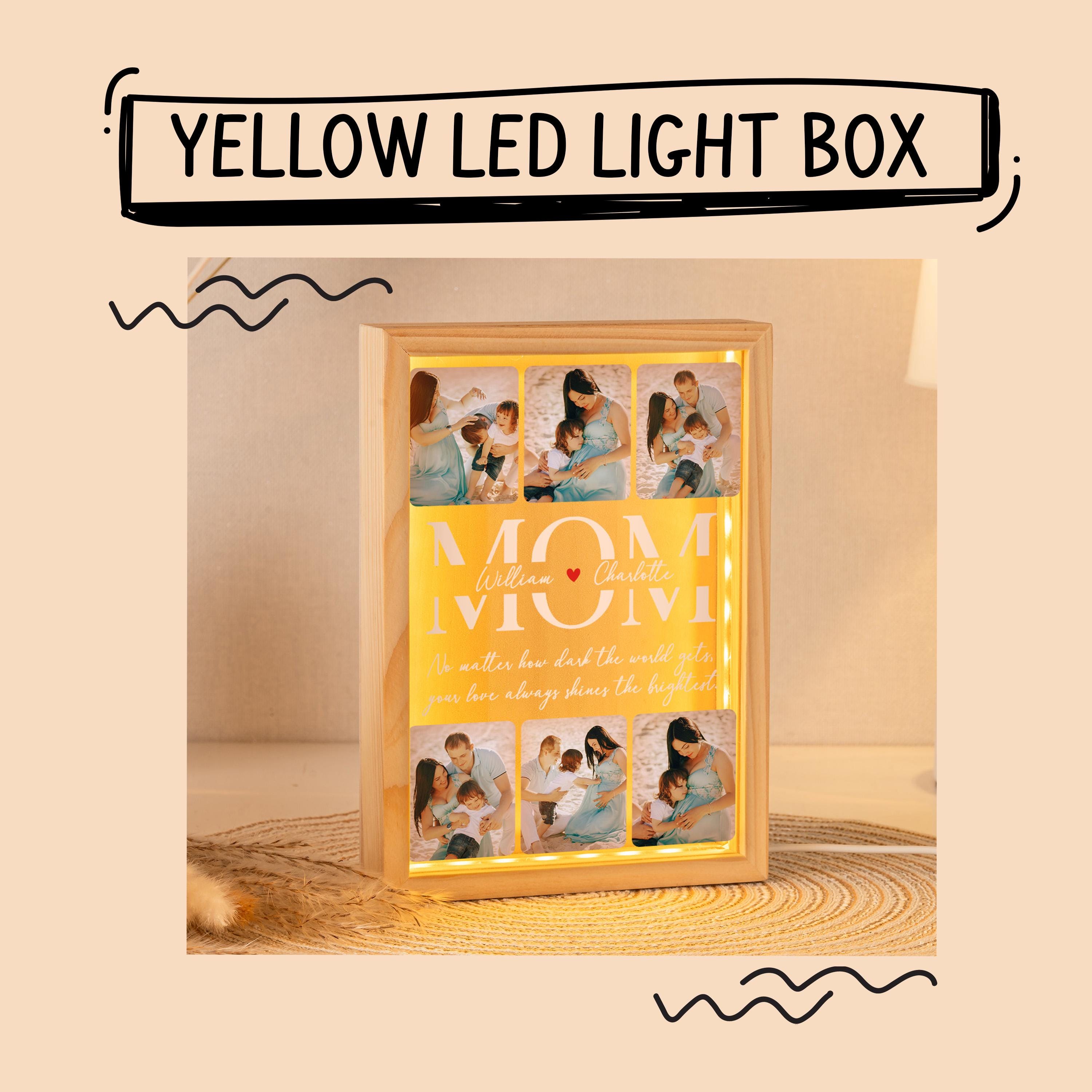 Luce Notturna Acrilica Winzwon Con Incisione 'Sei La Migliore Nonna' – Regalo Personalizzato Per Nonna, Compleanno, Festa Della Mamma, Natale, Con Base Illuminata A LED Caldo