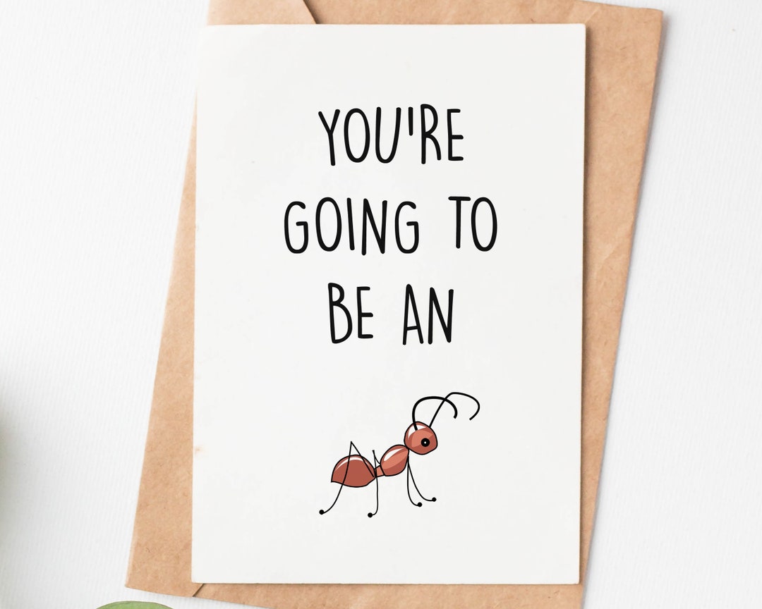 Funny Pregnancy Announcement Card for Sister, You Are Going to Be an
