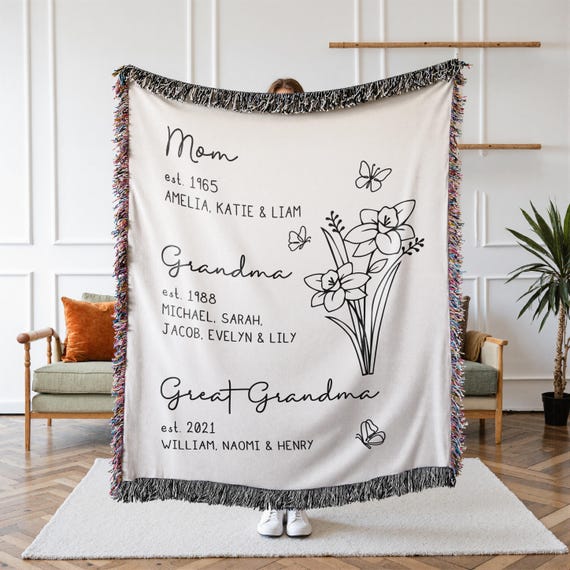 Coperta Dimensioni 152x203 Cm Regali Per Bonus Mamma Da Figlia, Bonus Mamma Regali Di Regalo Emotivo Compleanno O Natale