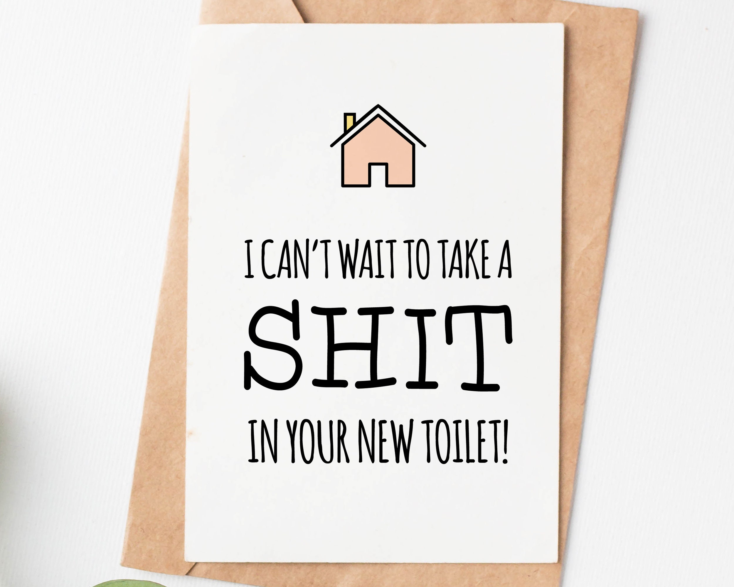 Rude Housewarming Card Funny New Home Card First House Card - Etsy