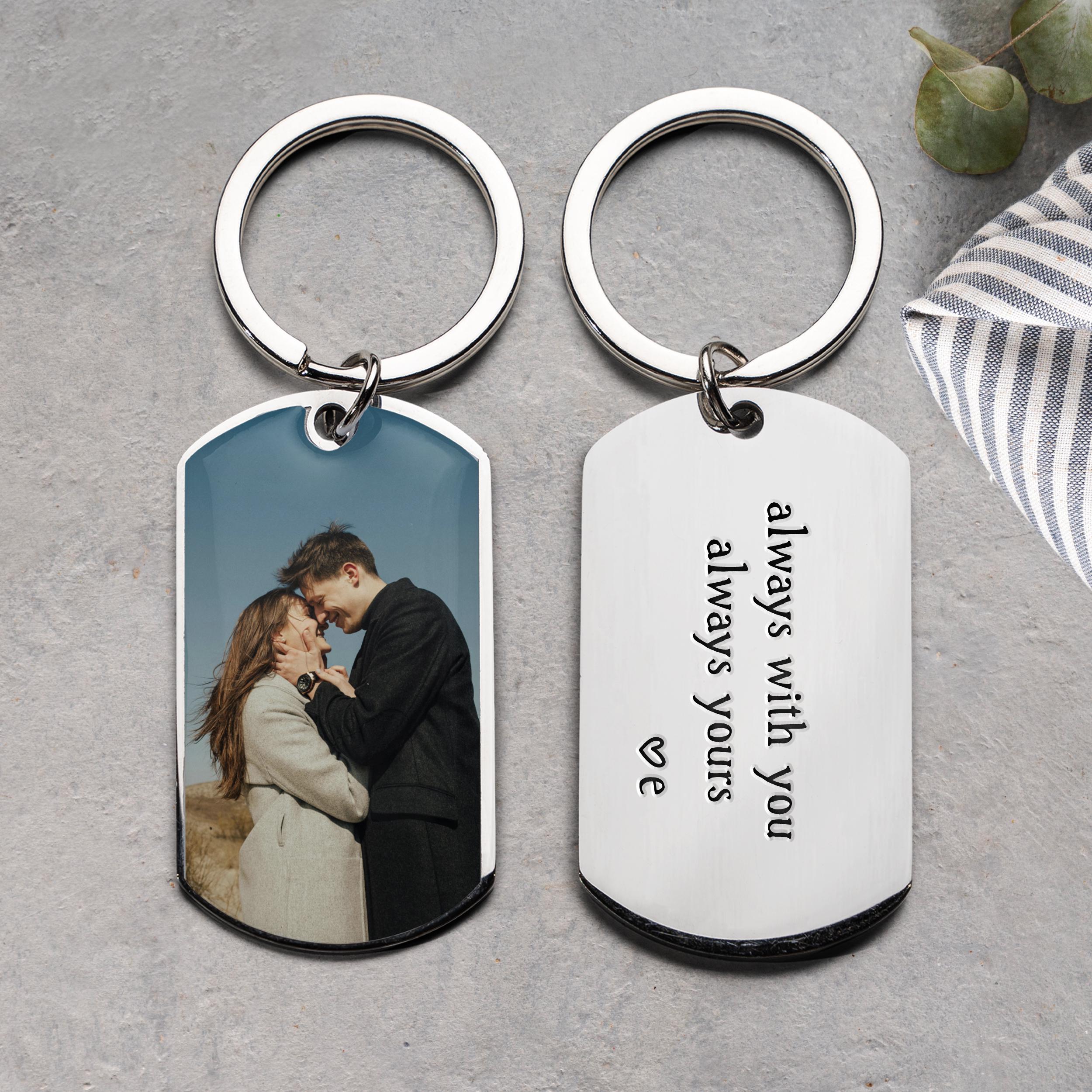 LUODAN Regalo San Valentino Portachiavi idee Regalo per Anniversario Portachiavi Coppia Regalo Fidanzata Fidanzato lei lui Regalo Coppia romantico