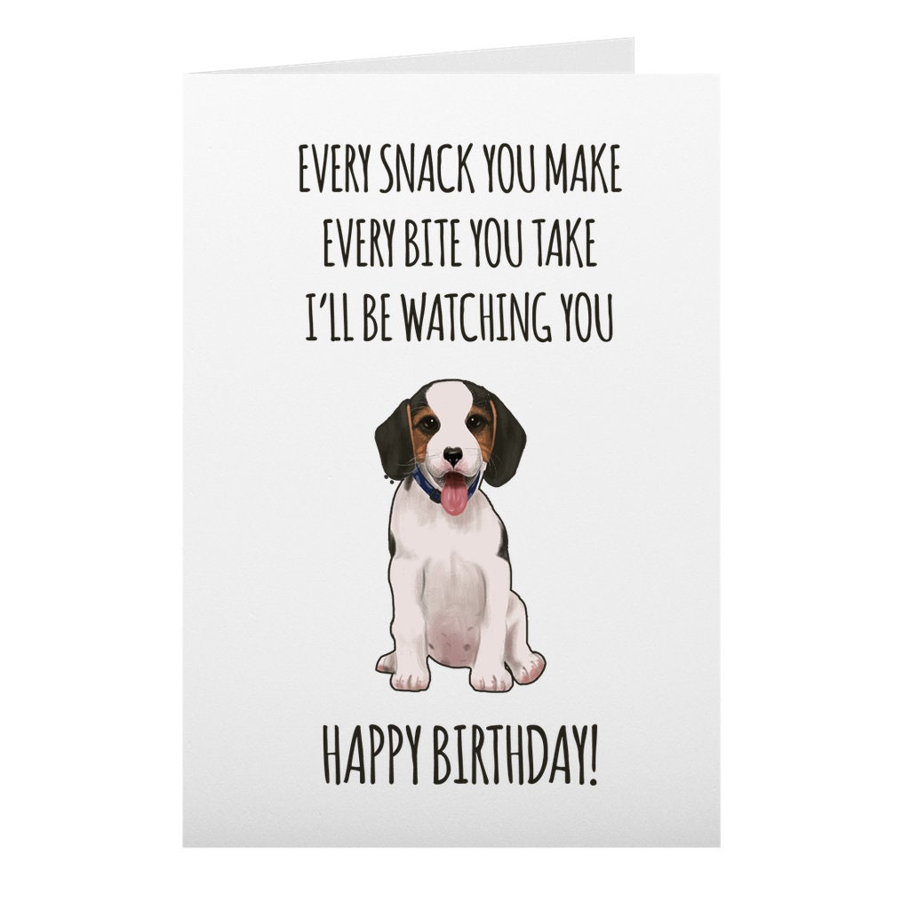 Funny Dog Birthday Card Dog Lovers Birthday Gift Dog Mom | Etsy