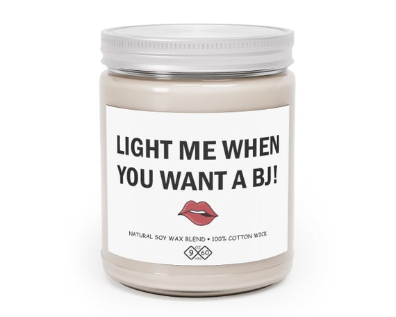 Funny Boyfriend GIft, BJ Candle