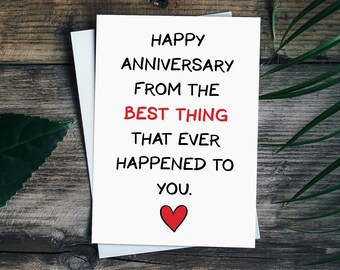 TQDaiker Funny Valentines Day Card For Husband Boyfriend, Lovely Valentines Card - View #5