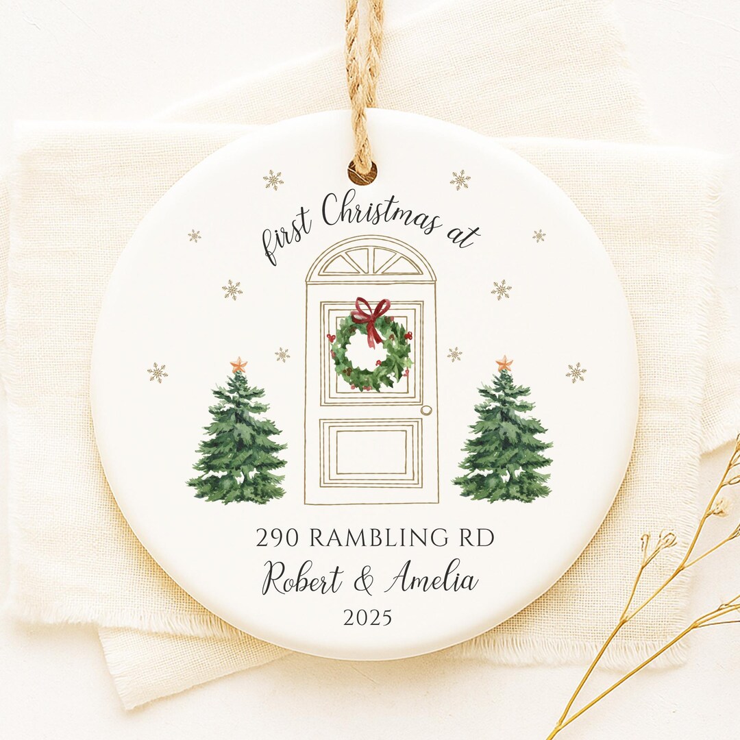 Personalized New Home Ornament, New House Holiday Ornament 2025, Custom ...