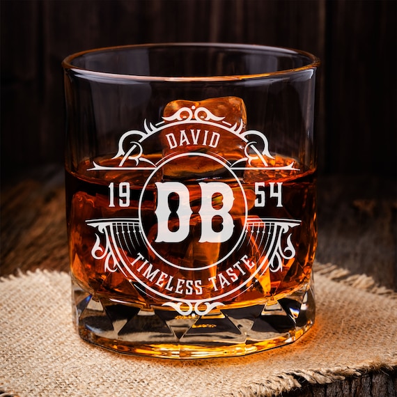 Bicchiere Da Whisky Personalizzato Con Incisione Laser – 330 Ml – Pasabahce – Regalo Originale Per Uomo, Papà, Compleanno - 3