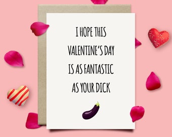 Dirty Valentines Day Card for Him Cards for Husband - Etsy