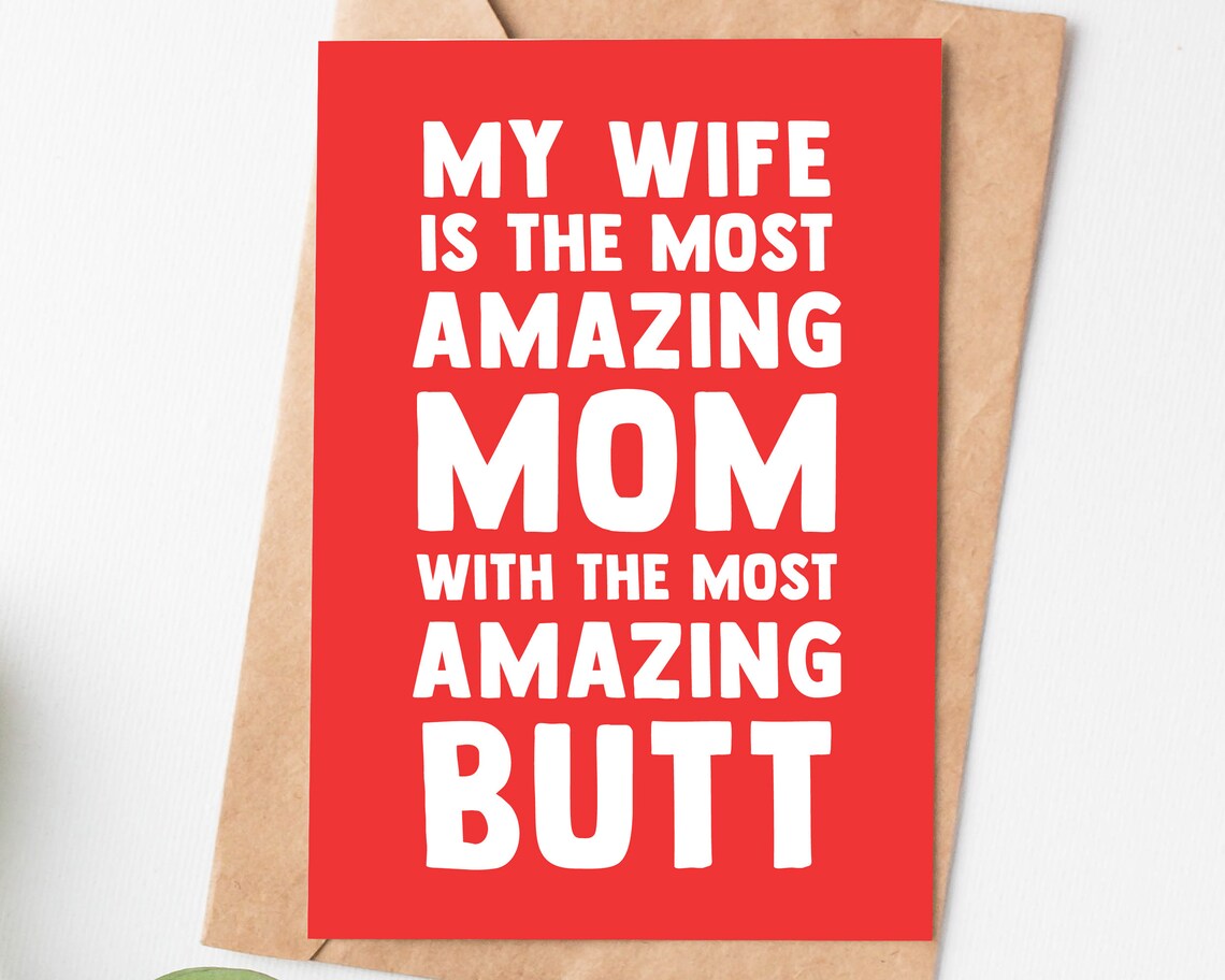 Funny Mothers Day Card Mothers Day Gift From Husband Amazing | Etsy