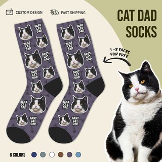 Calzini Divertenti Per Amanti Dei Gatti E Cani: Regalo Perfetto Per Mamma, Papà O Chi Ama Gli Animali! Idea Regalo Di Natale O Compleanno Con Frasi Simpatiche.