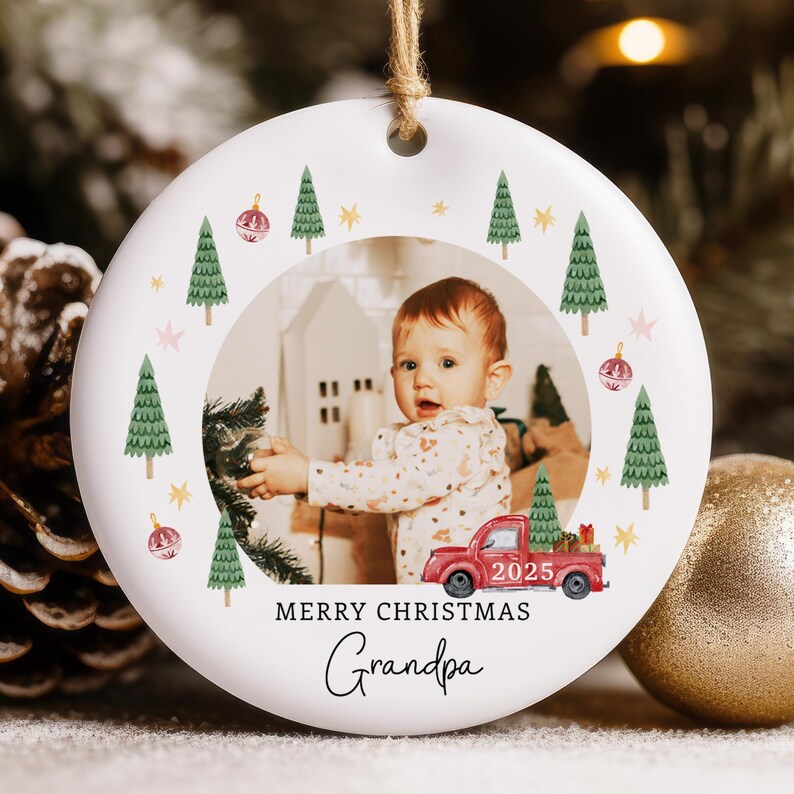 Custom Baby's First Christmas Ornament, Personalized Baby 1st Christmas ...