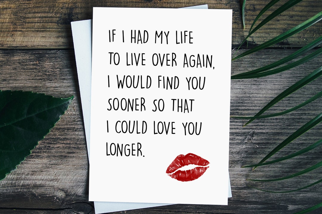 Valentines Day Card for Him, Birthday Card for Husband Wife Boyfriend ...