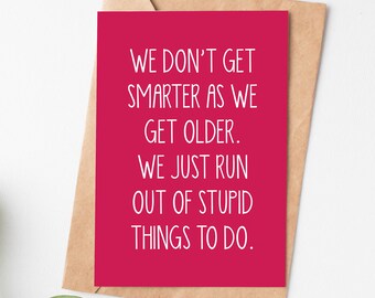 Funny Birthday Card, Funny 30th Birthday Card For Him Or Her, Birthday Card For Sister Brother Friend Coworker Husband Or Wife