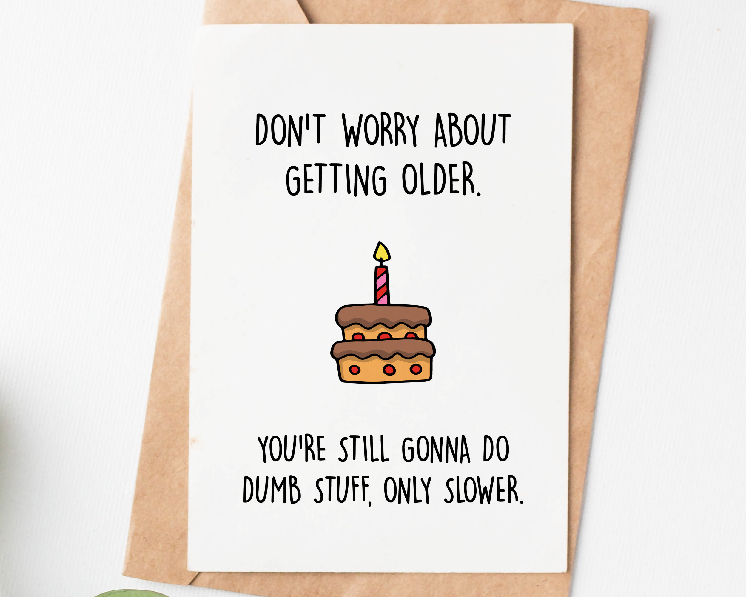 Funny And Rude Blunderbuss Birthday Card