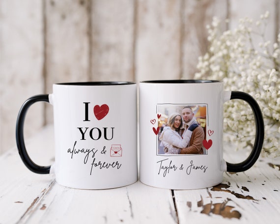 Customized Couple Mugs You Are My Love Forever Poem Items Similar To ...