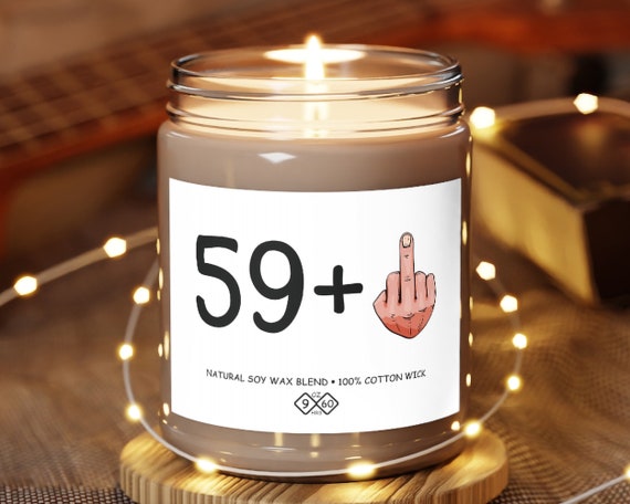 Divertente regalo per il 60° compleanno da donna, candela