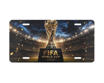 Fußball WM 2026 Aluminium Waschtisch Teller
