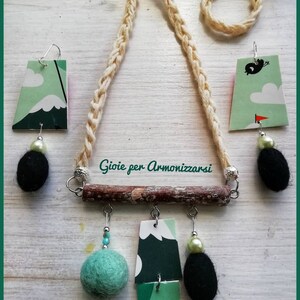 Collana e orecchini
