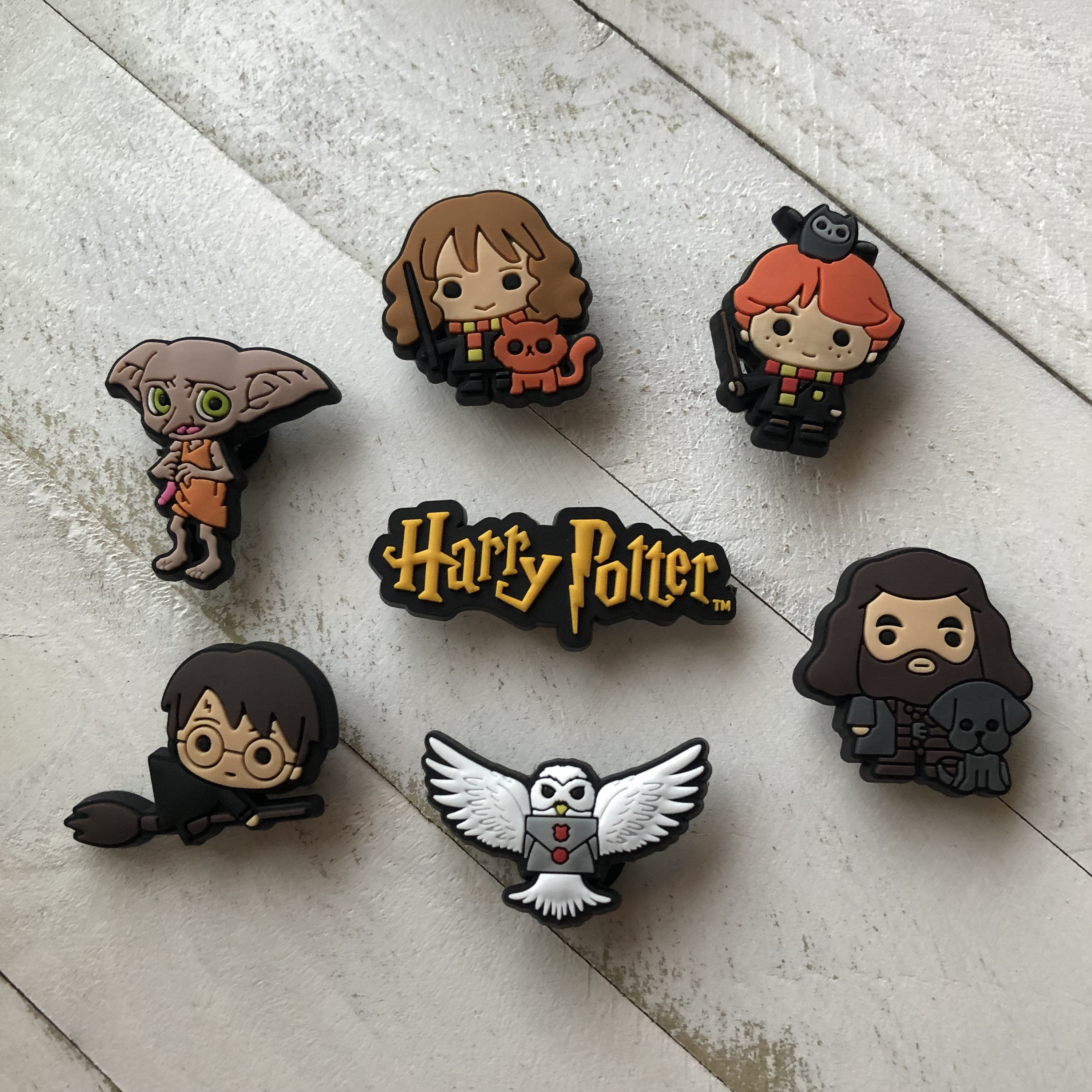 Harry Potter Hogwarts Wizard Croc Charm Jibbitz Set of 7 Etsy