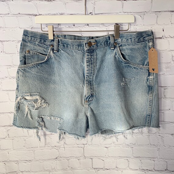 Wrangler Shorts 37 Waist Vintage High 