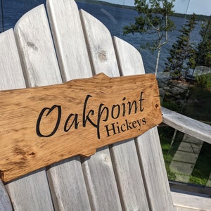 Personalized carved outdoor sign perfect gift for Home, Ranch, Cabin, Cottage, Street, Garden, Patio or Business