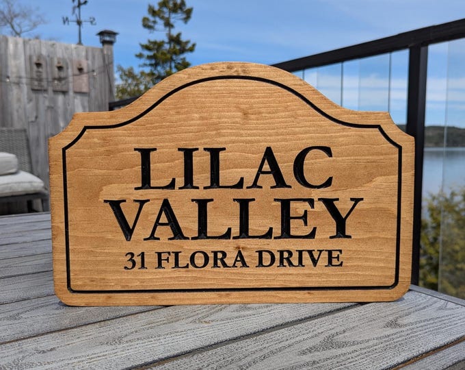 Custom Wood Signs with Curved Edges, Outdoor Wooden Sign, Personalized Sign, Carved Wood Signs, Wooden Name Signs, Camping Signs, Treehouse