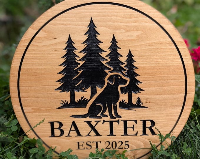 Personalized Family Name Wood Sign: Handcrafted Rustic Pine Decor
