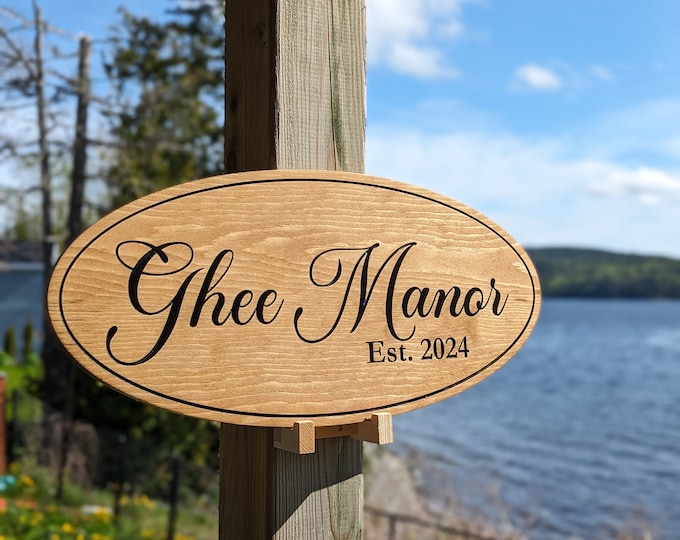 Custom Wood Signs, Outdoor Wooden Sign, Personalized Sign, Carved Wood Signs, Wooden Name Signs, Camping Signs, Treehouse