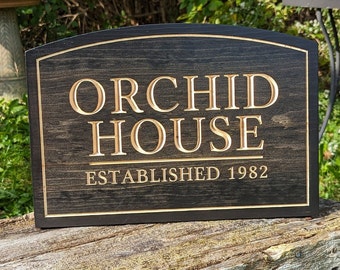 Custom Wood Signs, Outdoor Wooden Sign, Personalized Sign, Carved Wood Signs, Wooden Name Signs, Camping Signs, Treehouse