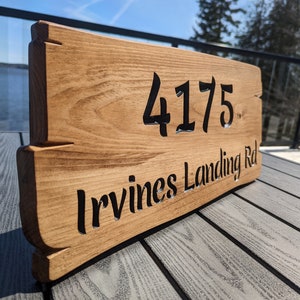 Personalized Carved Wood Sign: Rustic Cabin, Home, or Ranch - Etsy
