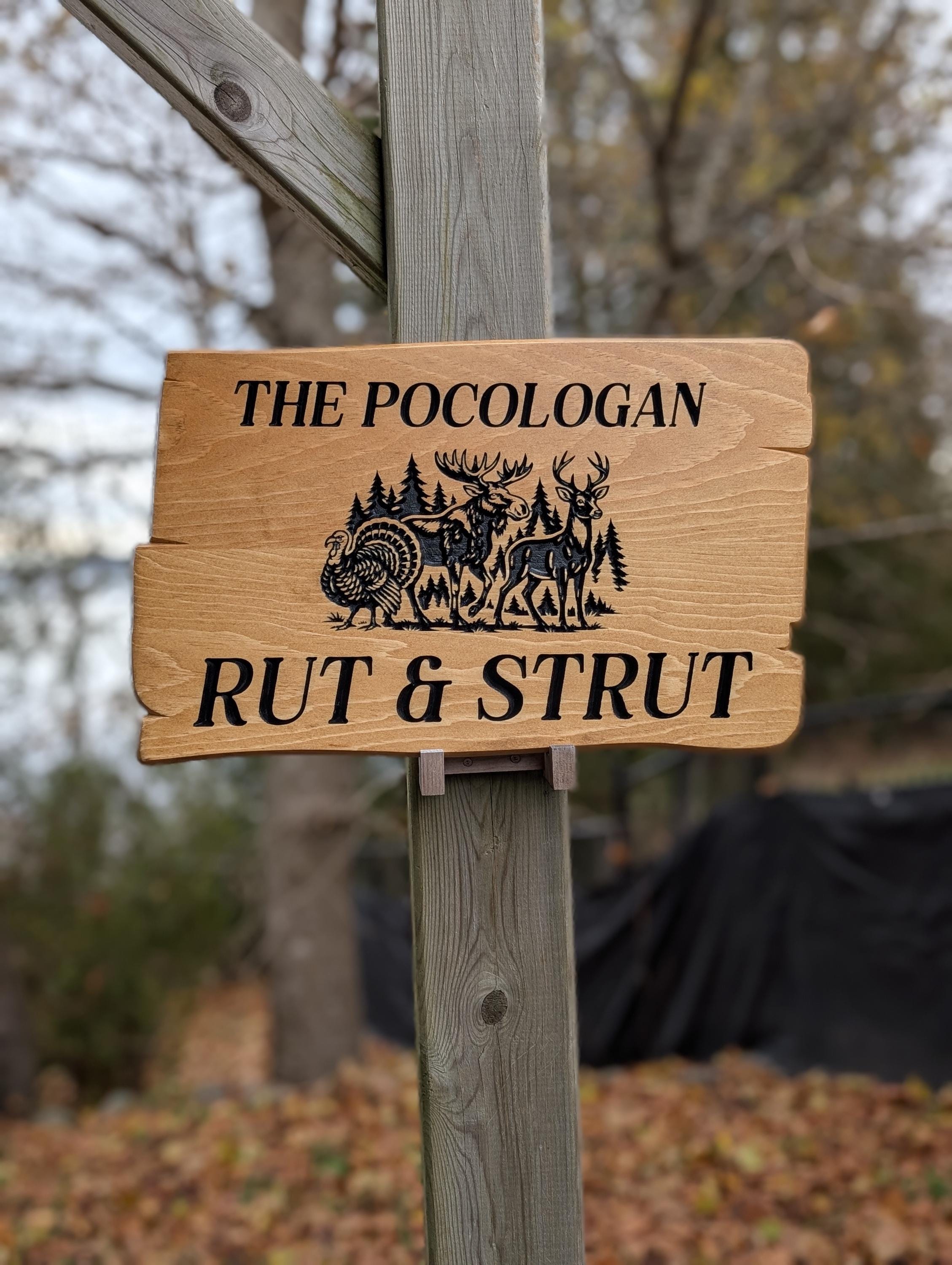 Rustic Retreat Sign Personalized Carved Wood Sign: Rustic Cabin, Home, or Ranch - Etsy