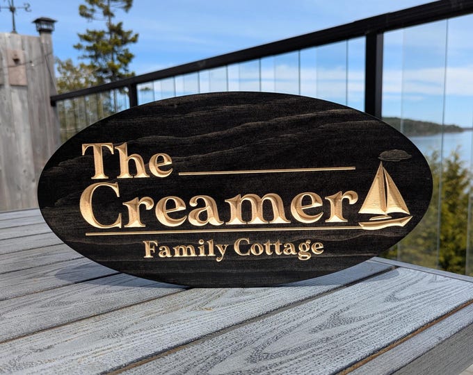 Custom Wood Signs with Graphics, Outdoor Wooden Sign, Personalized Sign, Carved Wood Signs, Wooden Name Signs, Camping Signs, Treehouse