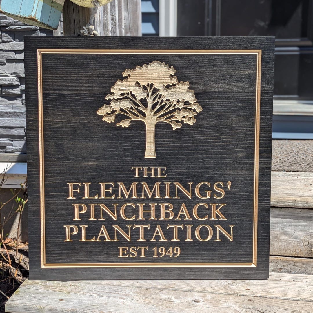 Personalized Family Name Wood Sign: Handcrafted Rustic Pine Decor - Etsy