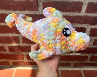 Padrão de crochê Diva the No Sew Dolphin