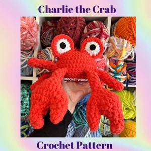 Charlie the Crab Crochet Pattern