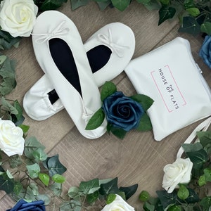 Rollable Ballet Flats, Bridesmaids, Bridesmaid Gift, Bridesmaid Proposal, Foldable Flats
