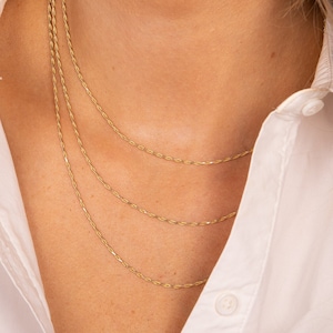 Gold Rope Chain, Rope Chain, 14K Gold Rope Chain, Rope Chain Necklace