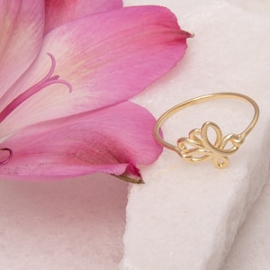 Dainty Butterfly Ring, Butterfly Ring, Dainty Jewelry, Minimalist Ring