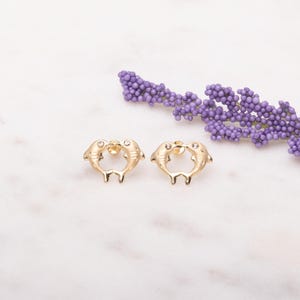 Dolphin Stud Earrings, Dolphin Gifts, Dolphin Earrings, Dolphin Jewelry