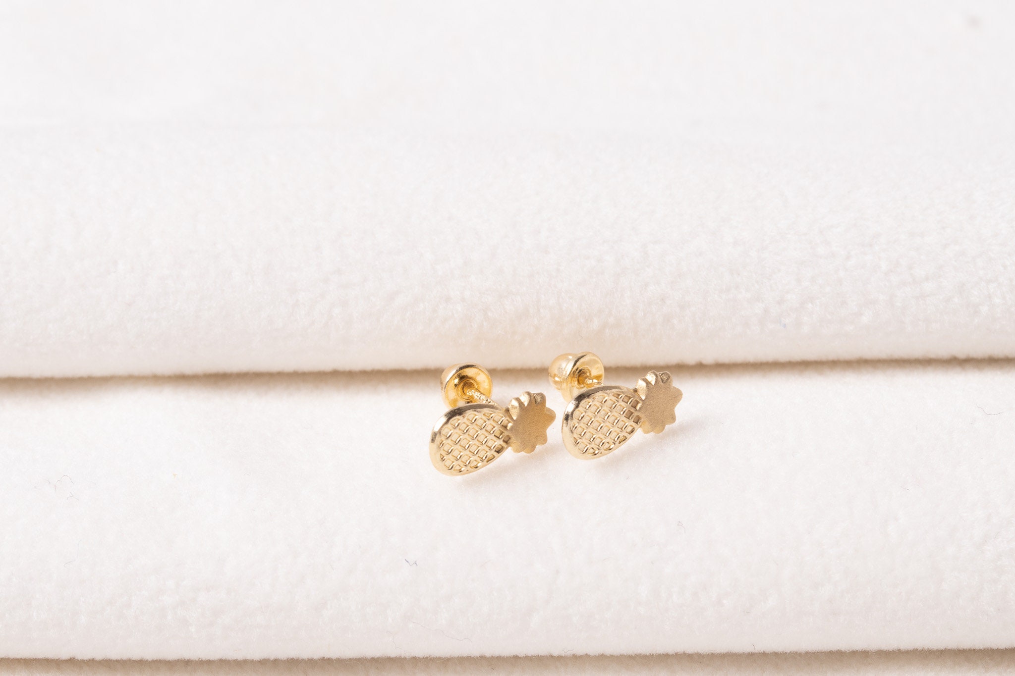 Orecchini Pendenti A Forma Di Ananas In Oro 14k Con Cristalli E Perle Colorate - Gioielli Donna Hawaiani In Acciaio Inox 316L, Ipoallergenici, Per Vacanze Estive E Feste - 3