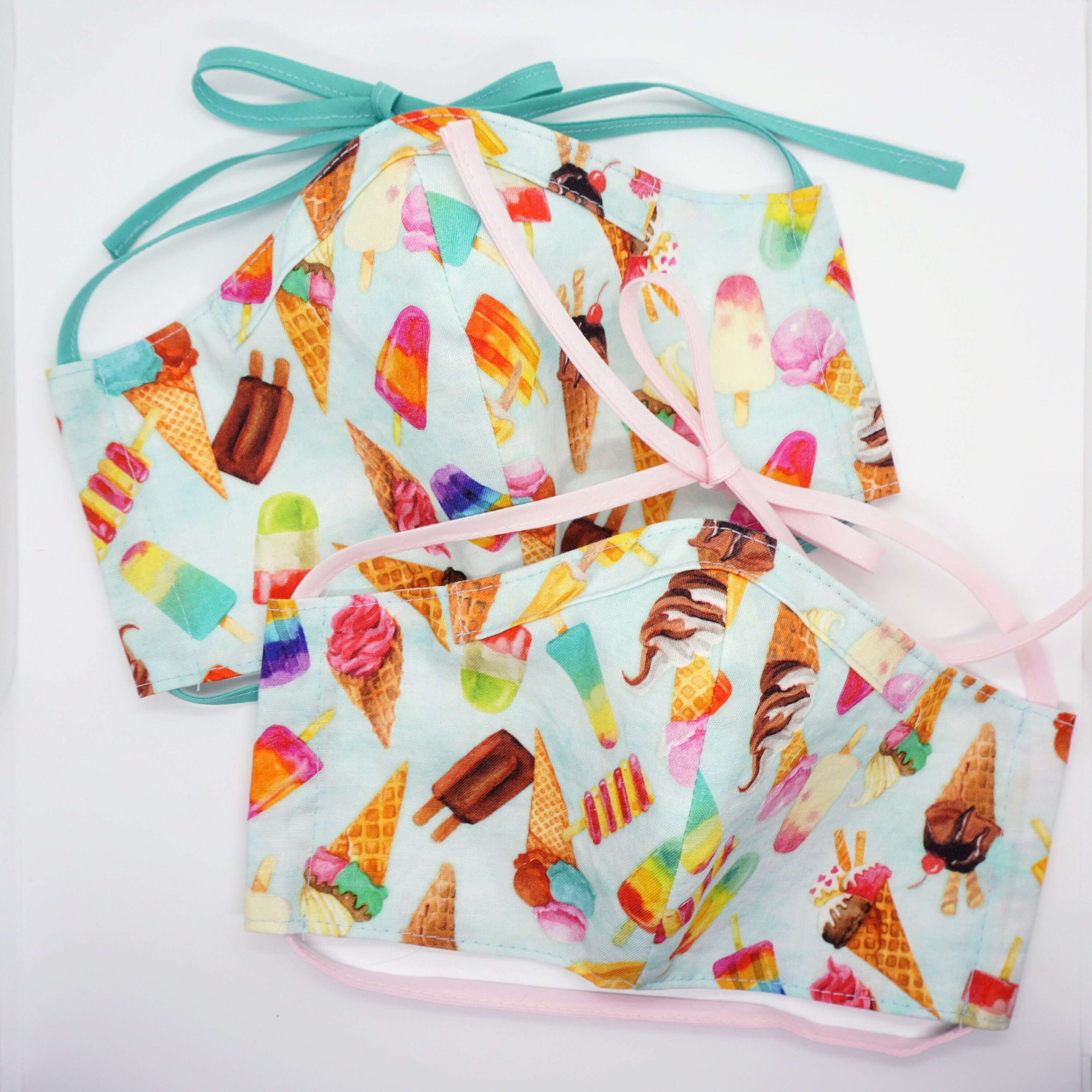 ICE CREAM Face Mask Reusable Washable Adult Face Mask With Etsy